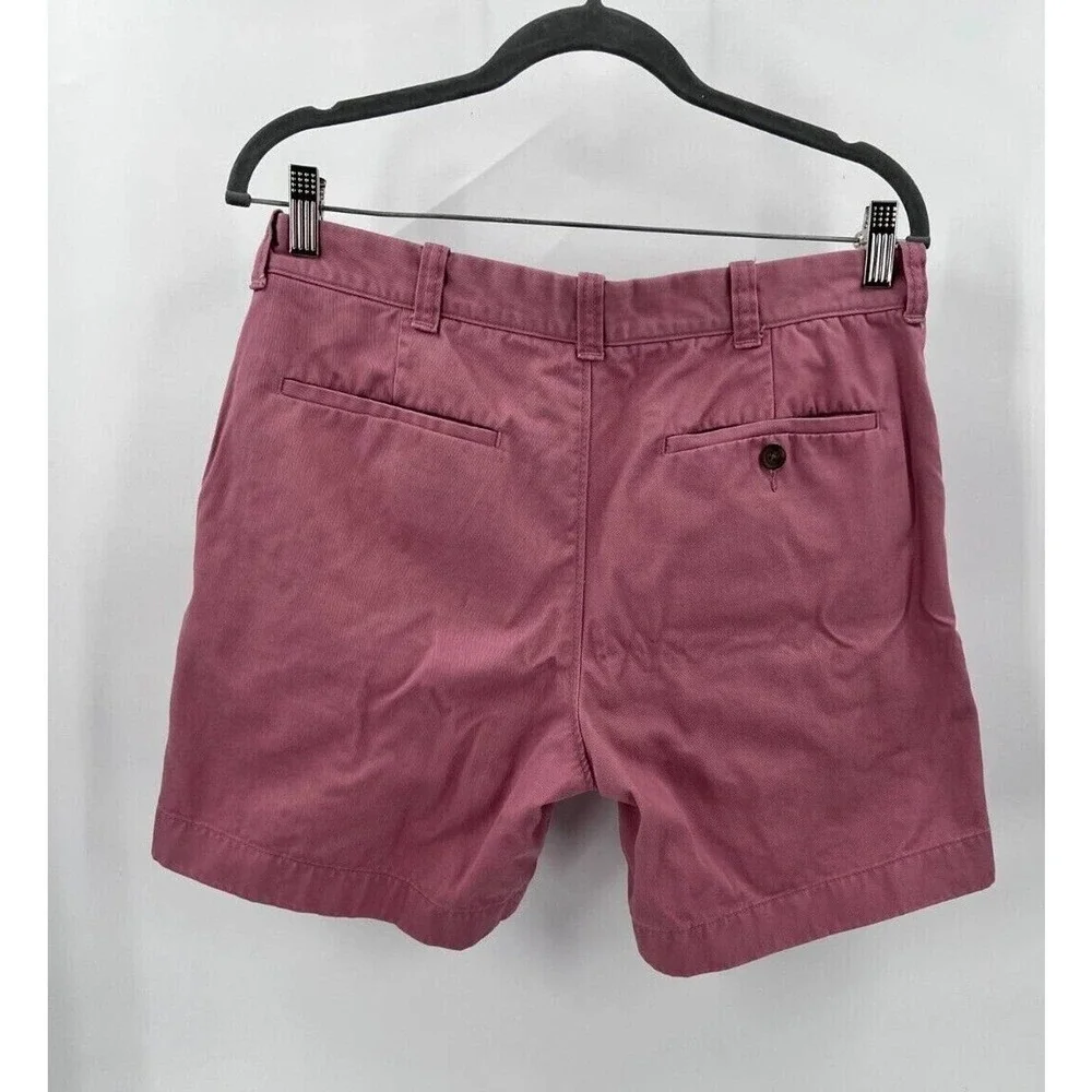 J. Crew Men's 32W Reade Shorts Pink Red Everyday Chino Walking Beach Summer